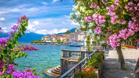 Town,Of,Bellagio,Lungolago,Europa,And,Lakefront,View,,Como,Lake,